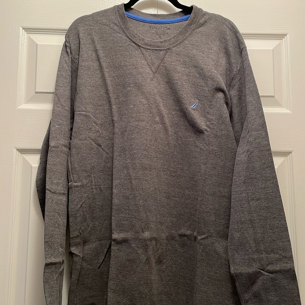 Nautica Sleepwear Gray Sweater